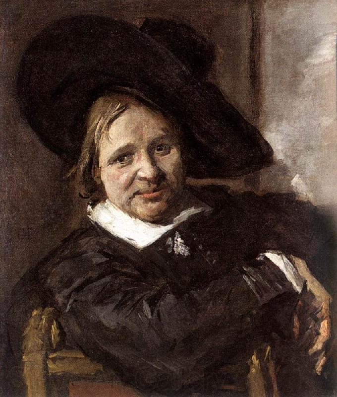 HALS, Frans Portrait of a Man in a Slouch Hat Norge oil painting art